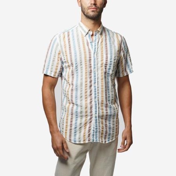 🆕👔ELEMENT SEARSUCKER COTTON SHIRT👔🆕 - Picture 2 of 16